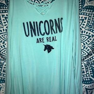 Blue Long Sleeve Shirt